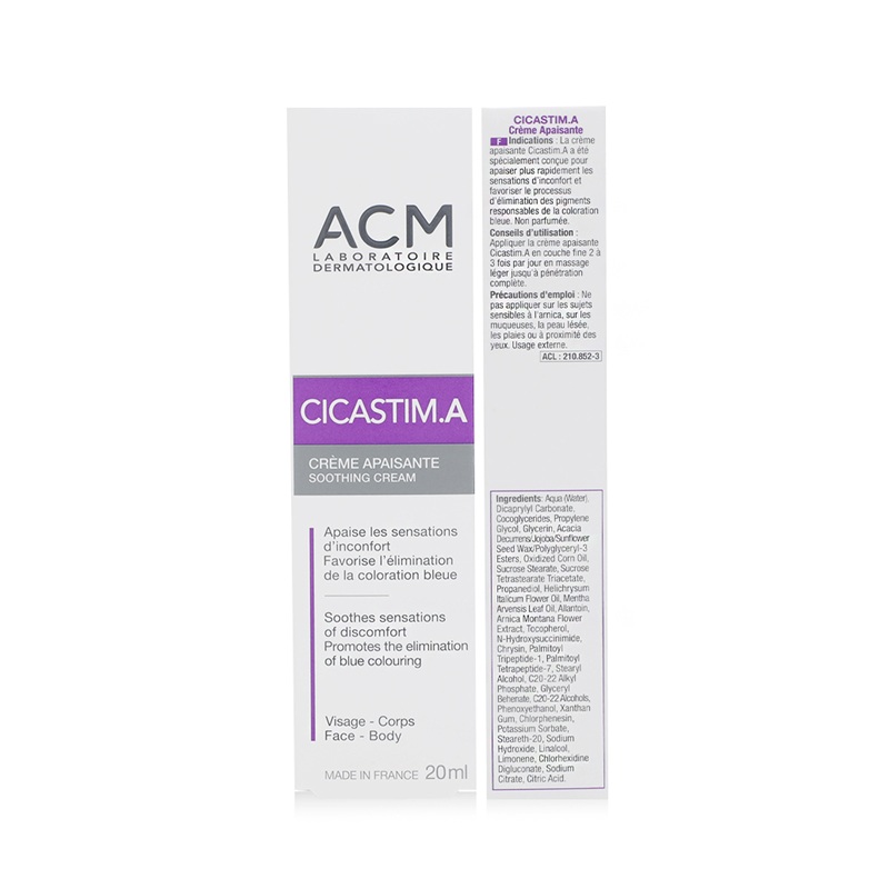 ACM Cicastim A Soothing Cream 20Ml - Image 2