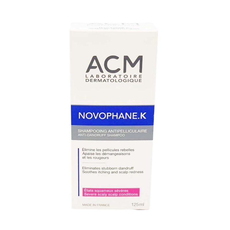ACM Novophane.K Anti Dandruff Shampoo 125ml - Image 2