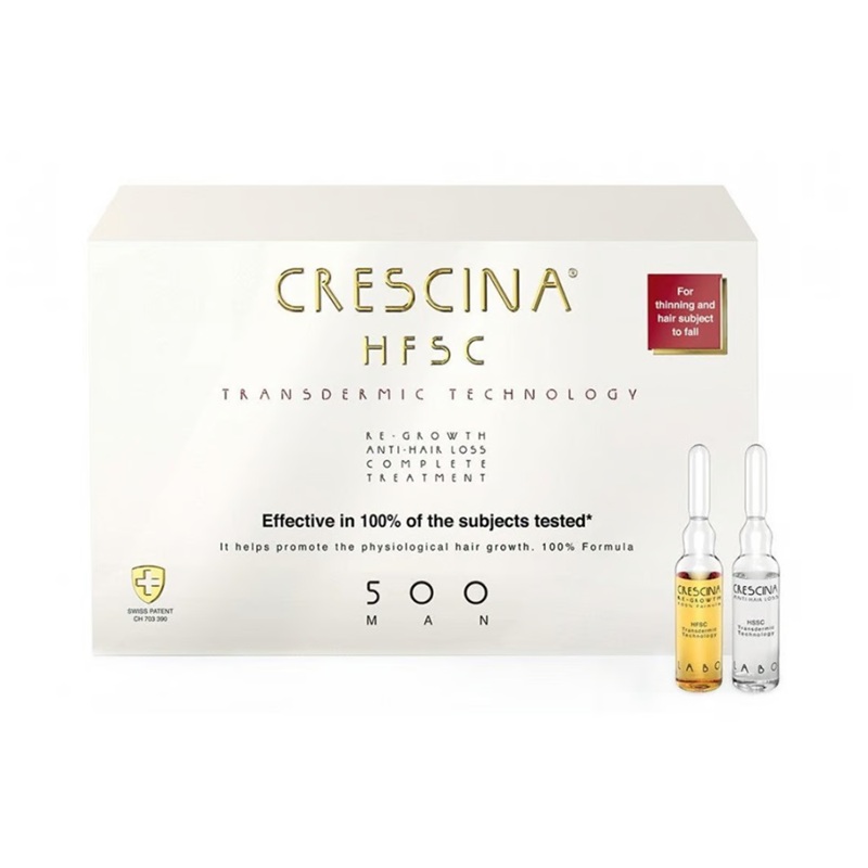 Labo Suisse Crescina Transdermic Hfsc Complete Hair Loss Treatment Ampoules 500 Man - Image 2