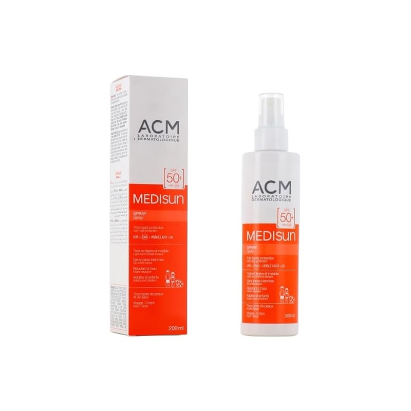ACM Duo Medisun SPF 50+ Sunscreen Spray Bundle Pack 200ml