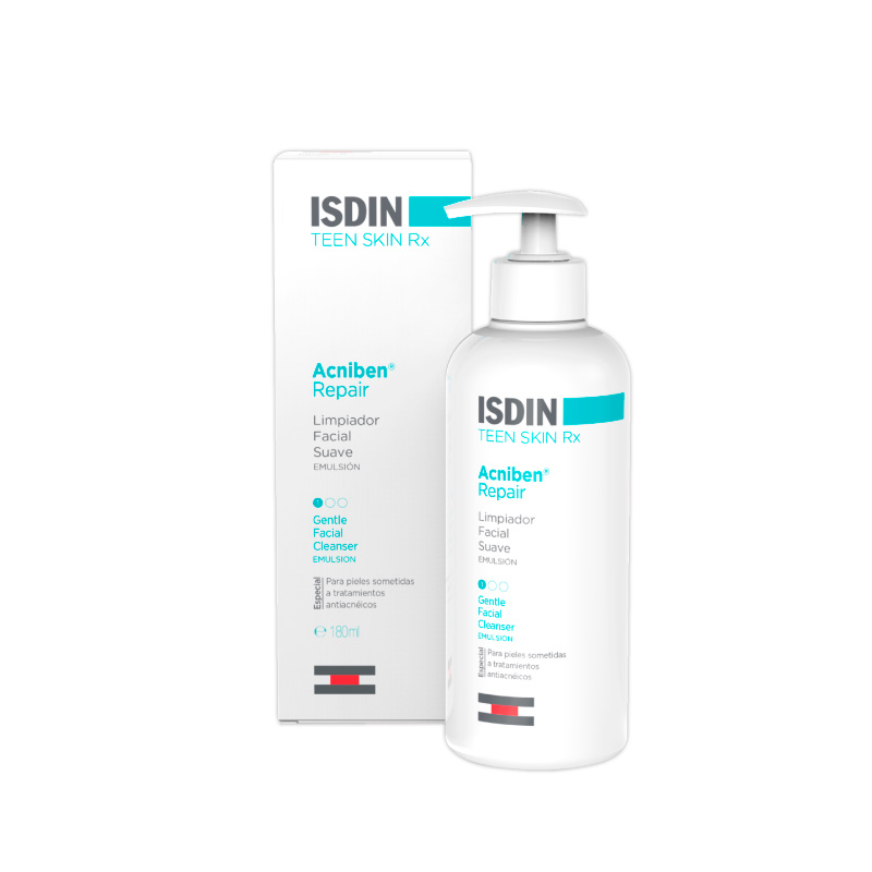Isdin Acniben Gentle Facial Cleanser 180 Ml - Image 2