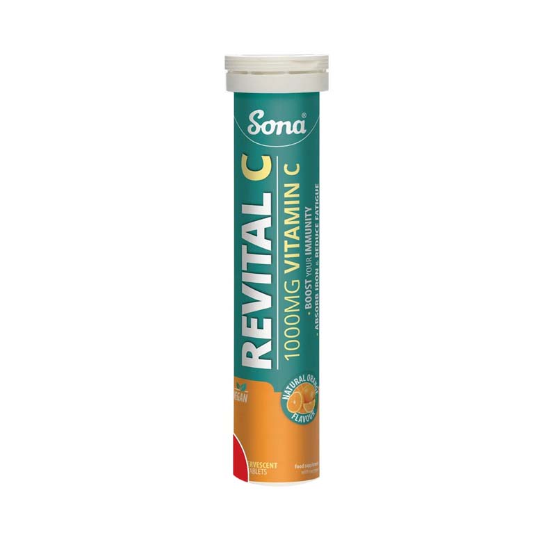 Sona Revital C 1000mg Effervescent Tablets 20's