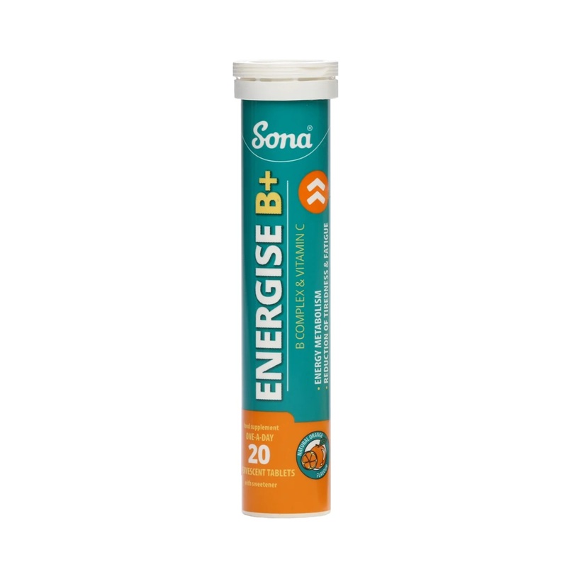 Sona Energise B+ Effervescent Tab 20's