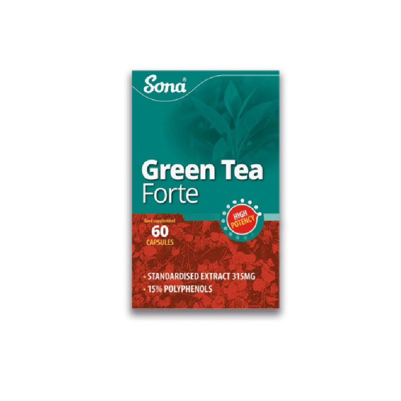 Sona Green Tea Forte Capsule 60's - Image 2