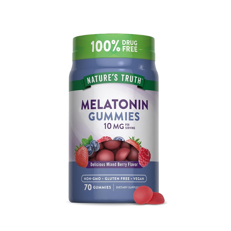 Nature's Truth Melatonin 10mg Gummies 70's