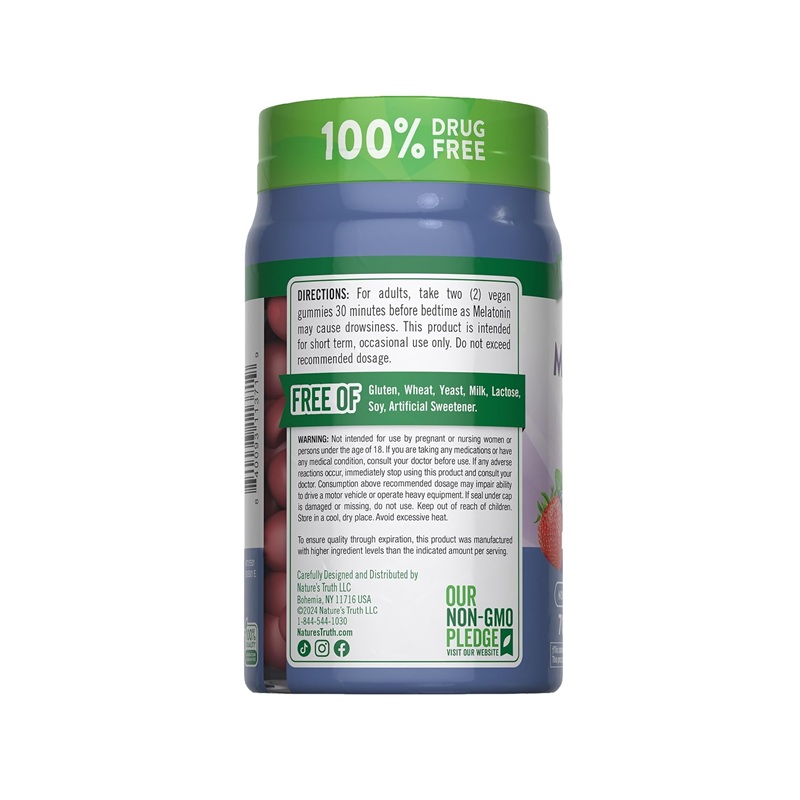 Nature's Truth Melatonin 10mg Gummies 70's - Image 2