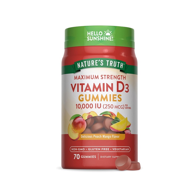 Nature's Truth Vitamin D 10000IU Gummies 70's