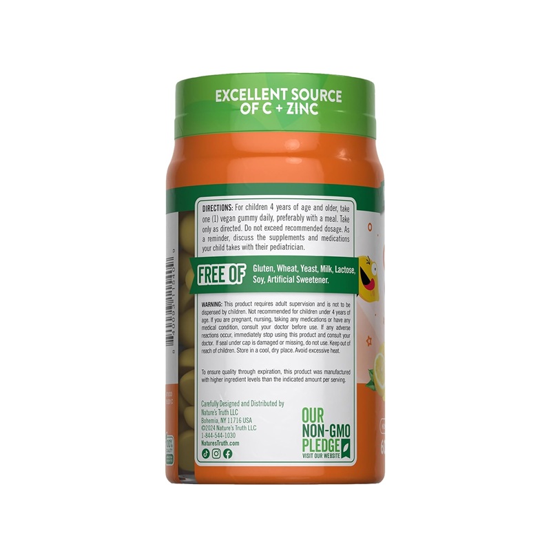 Nature's Truth Vitamin C+ Zinc Gummies 60's - Image 2