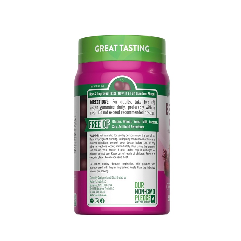 Nature's Truth Beet Root 300Mg Gummies 60'S - Image 2