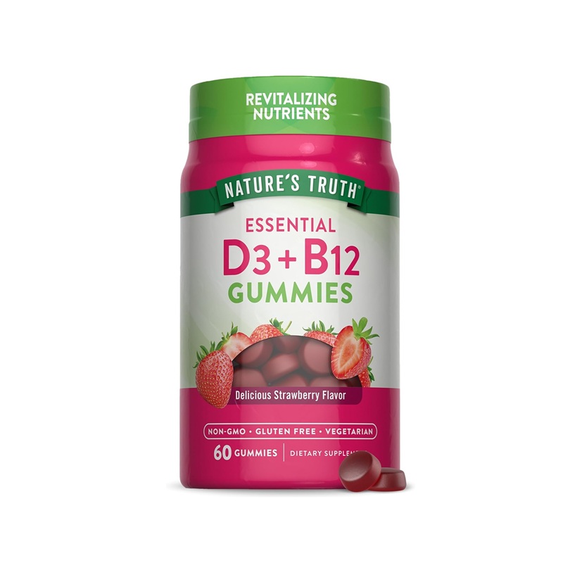 Nature's Truth D3+ B12 Gummies 60'S