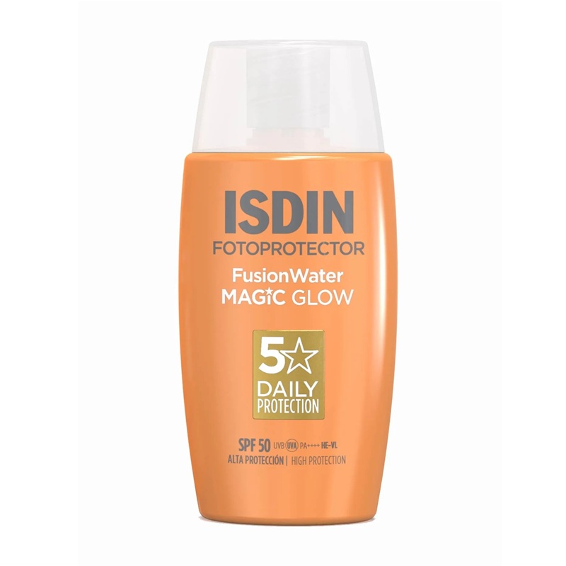 Isdin Fotoprotector Fusion Water Spf 50 Magic Glow Sunscreen 50Ml