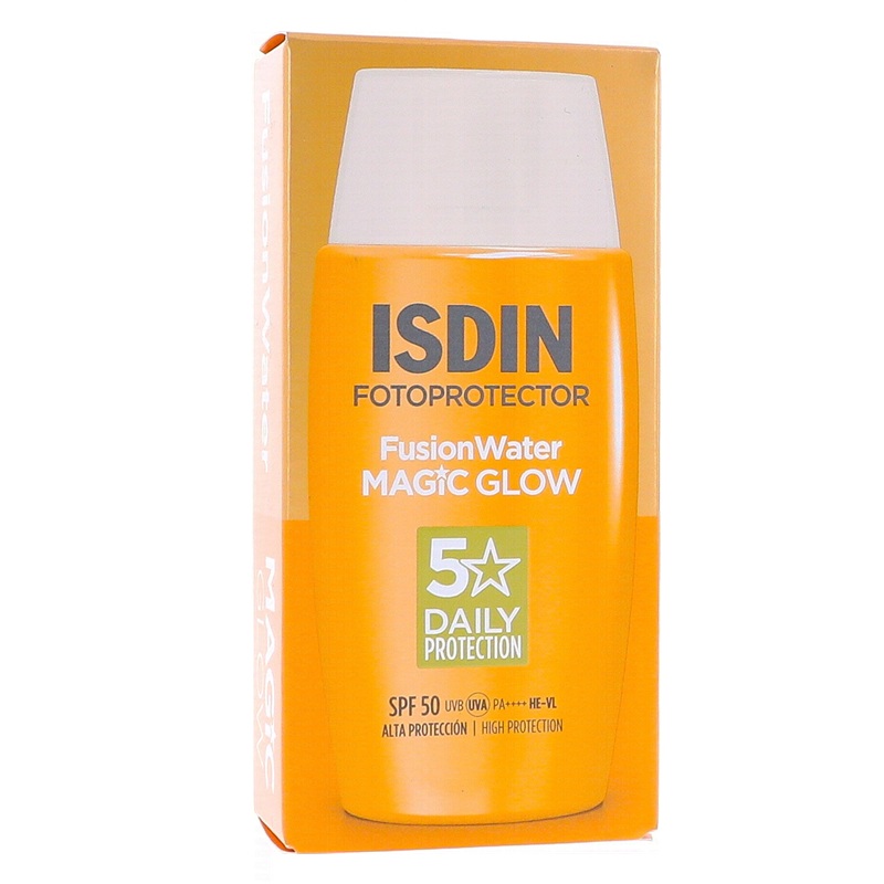 Isdin Fotoprotector Fusion Water Spf 50 Magic Glow Sunscreen 50Ml - Image 2